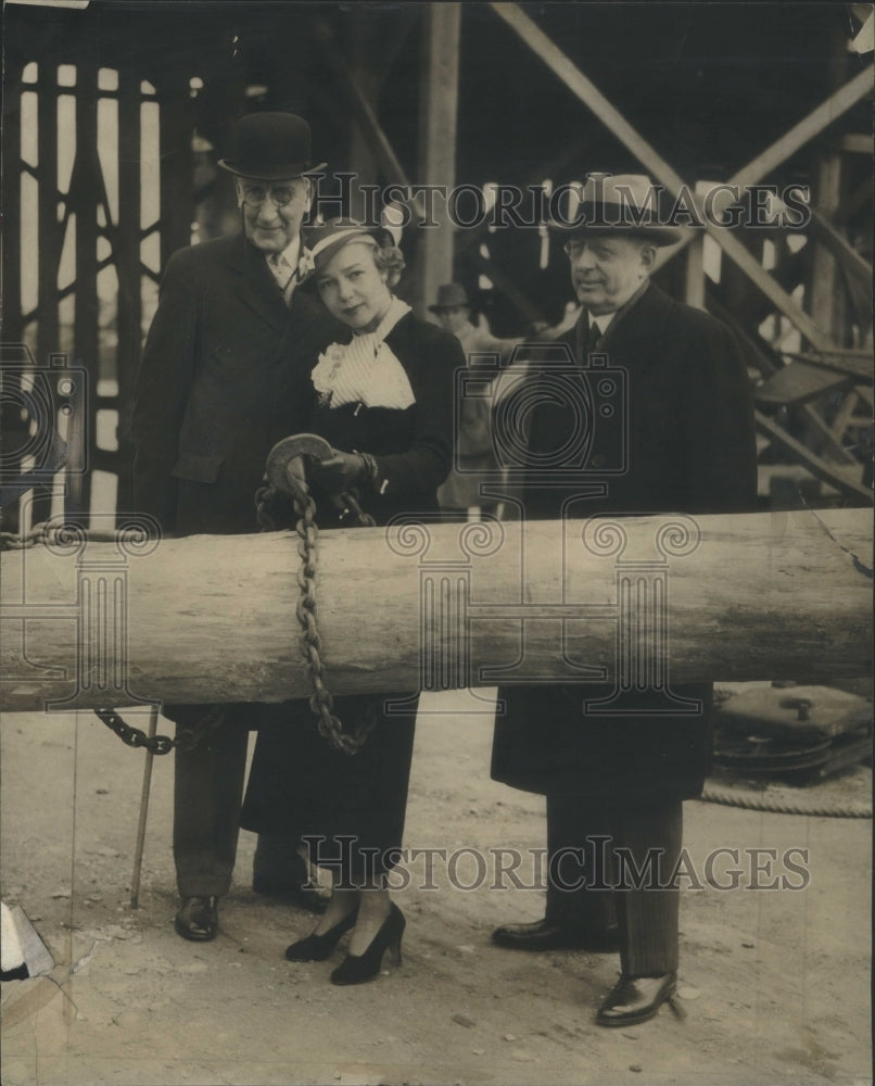 1934 Rufus C. Dawes, Martha Lee, T.G. Lee-Historic Images