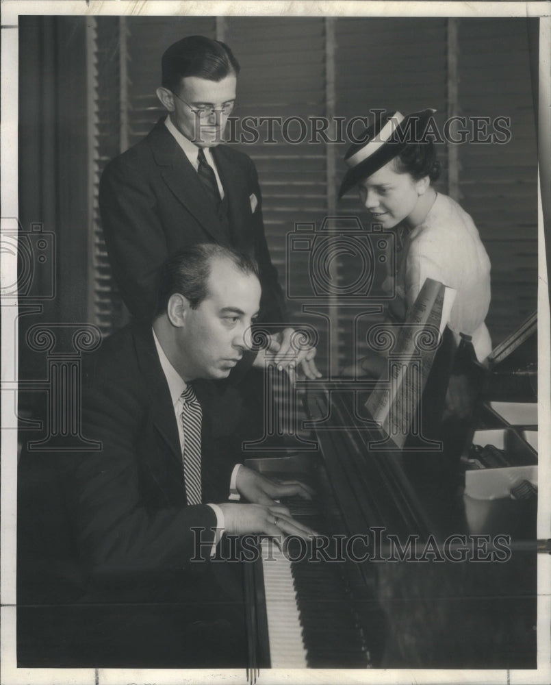 1936 Pianist Manoah Liede-Tedesco-Historic Images