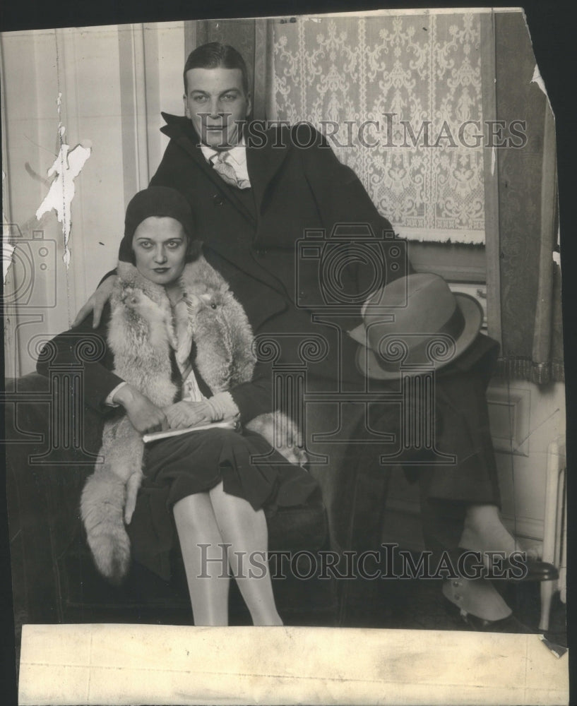 1929 Alfred J. Kvale Orchestra leader, Wife - Historic Images