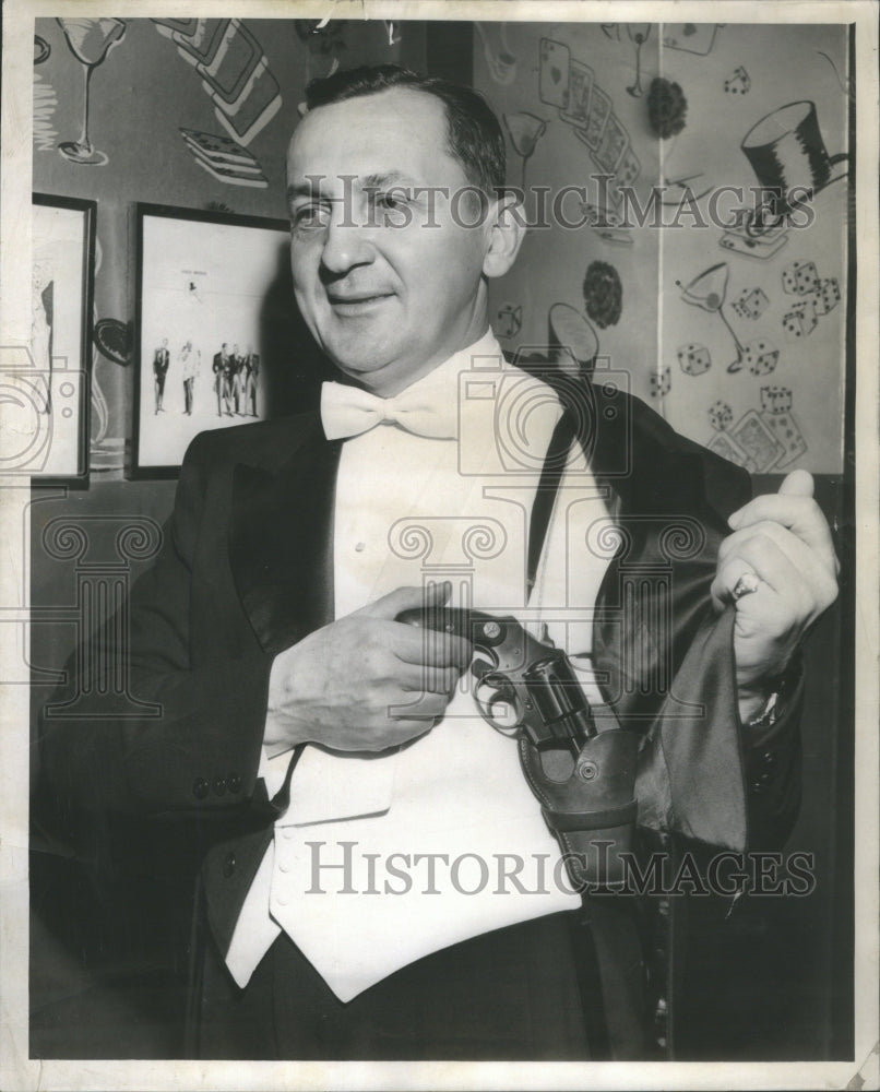 1954 Sgt. George Kush  Police Jewelry Detai - Historic Images