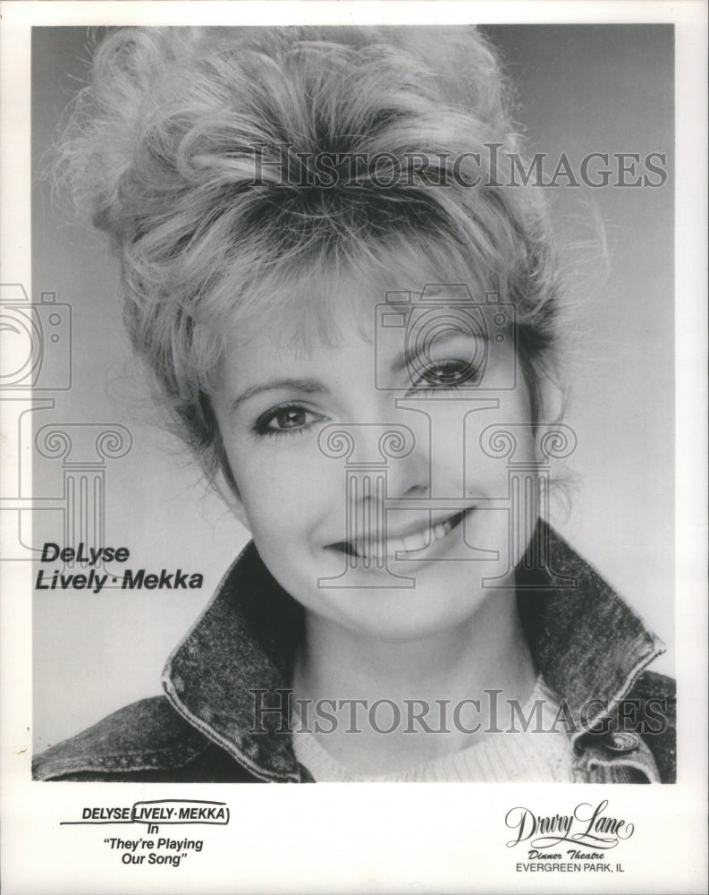 Press Photo DeLyse Lively Mekka Play Song America Snap- RSA41657 - Historic Images