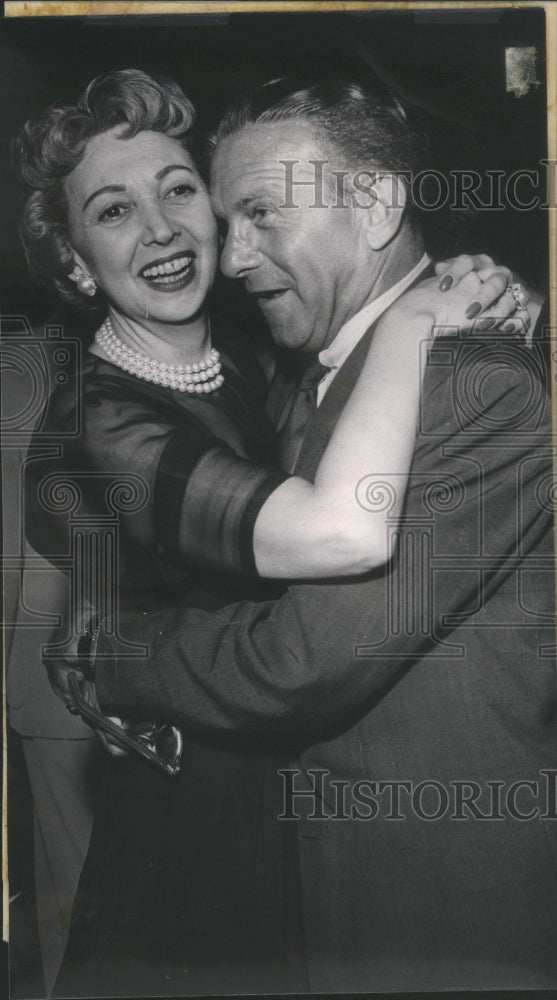 1954 Mary Livingstone Dance with George Bur - Historic Images