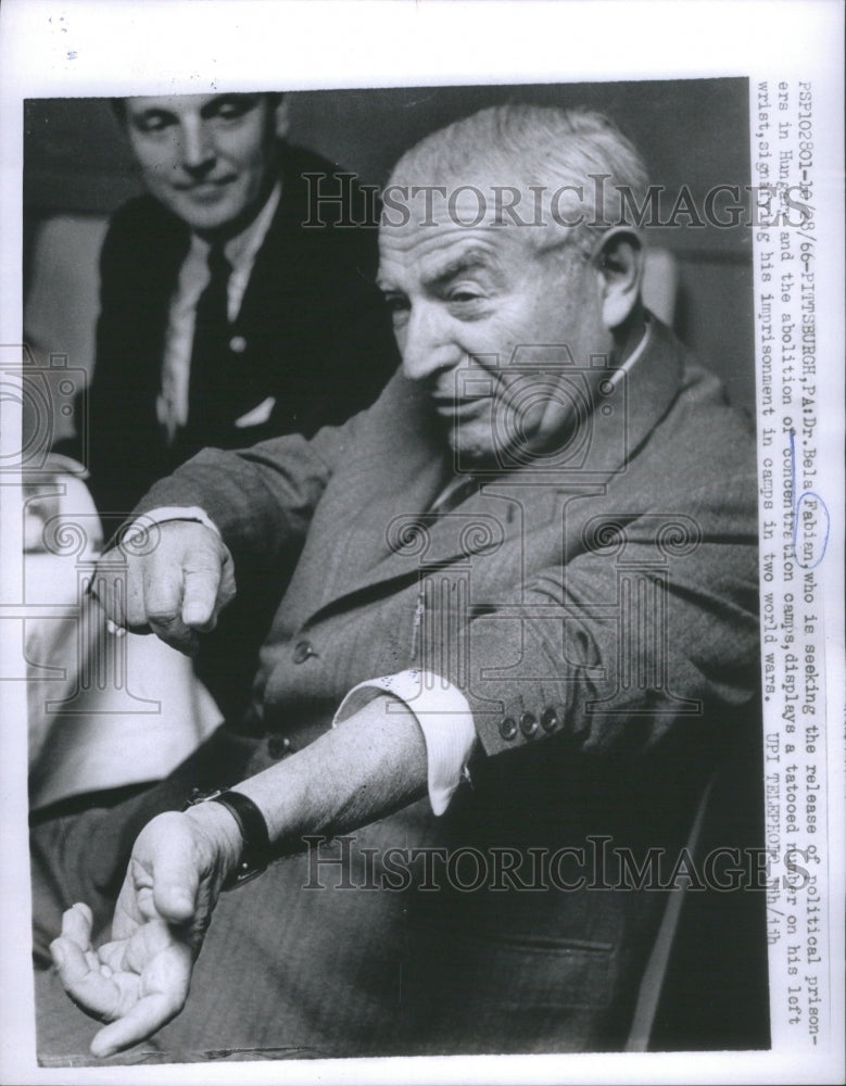 1966 Dr. Bela Fabian Hungary Prisoners Conc-Historic Images