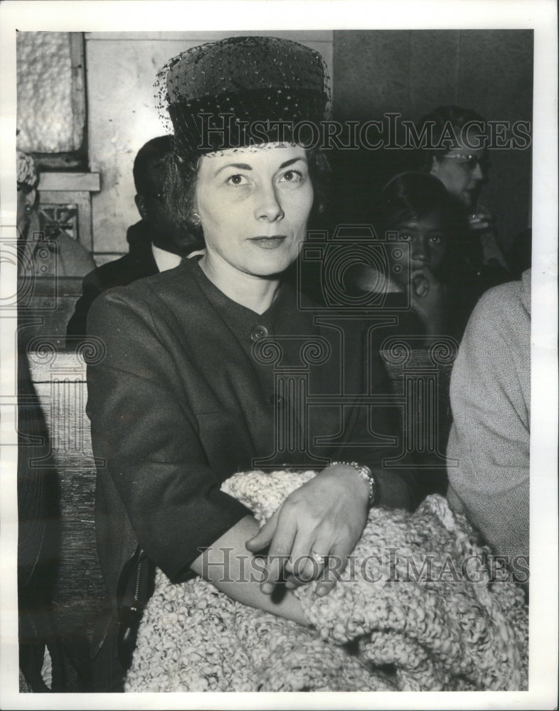 1963 Nell Evensen Criminal Court Secretary - Historic Images