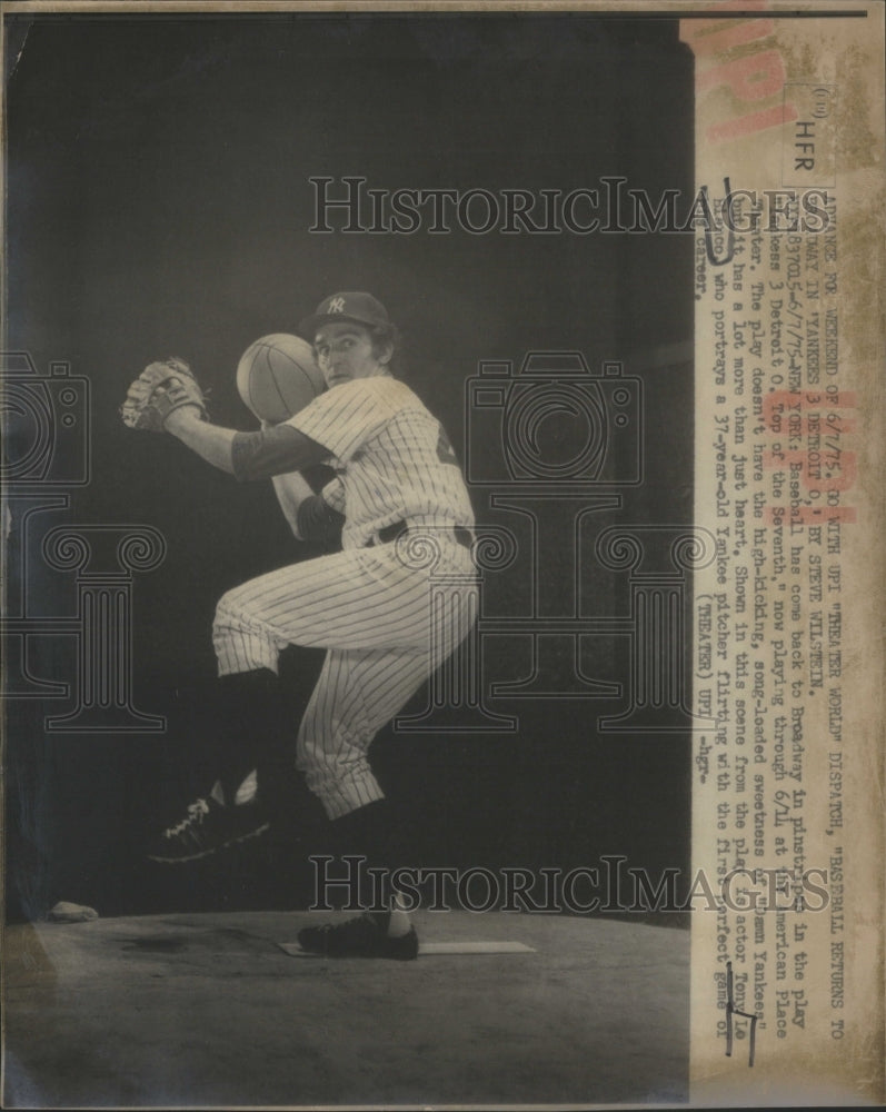 1975 Yankees Detroit Broadway Show Le Bianc - Historic Images