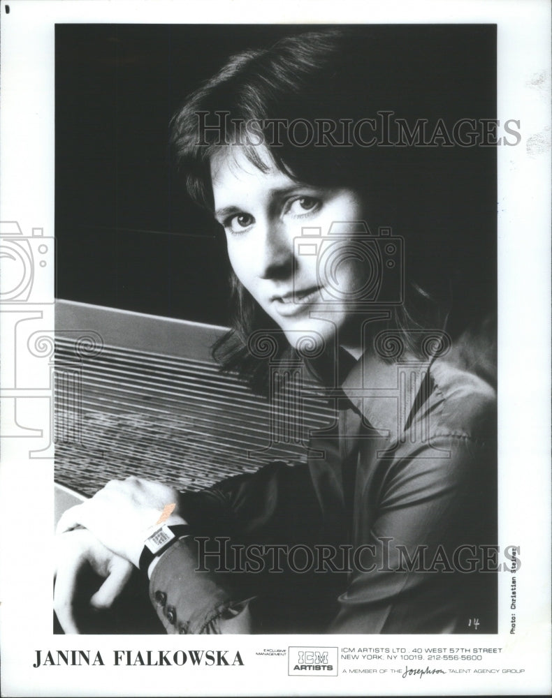 Press Photo Janina Fialkowska Classical Pianist- RSA42365 - Historic Images