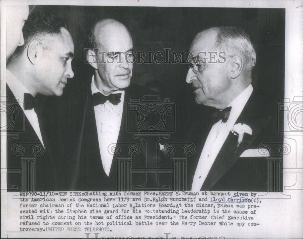 1953 Press Photo Lloyd Garrison American Lawyer- RSA43015 - Historic Images