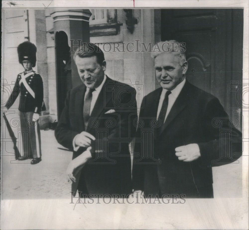 1964 Jens Otto Krag Prime Minister Denmark - Historic Images