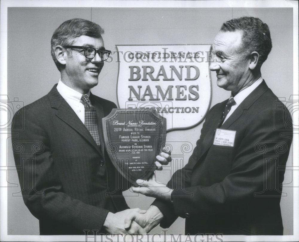 1968 Press Photo Mr. Joseph Lebow Chicago Retailer- RSA43319 - Historic Images