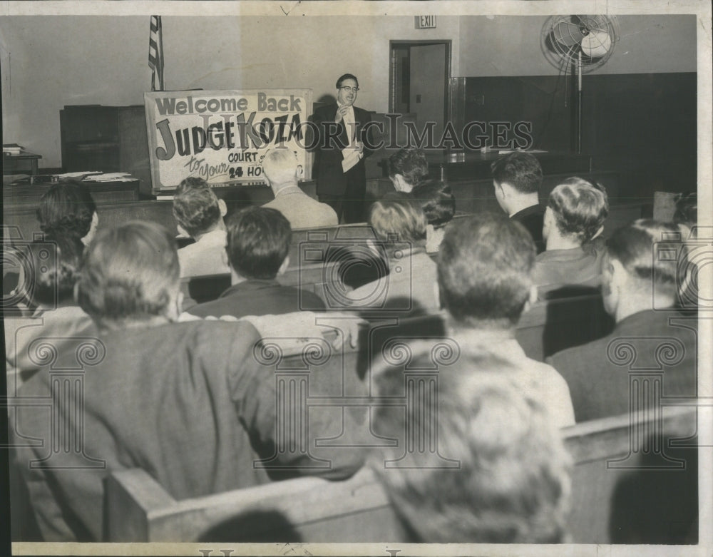 1956 Chicago Judge Edward M. Koza - Historic Images