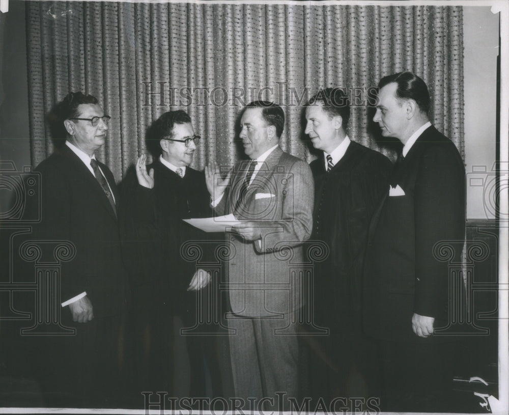 1955 Press Photo James Roph And Edward Koza, New Judges- RSA43469 - Historic Images