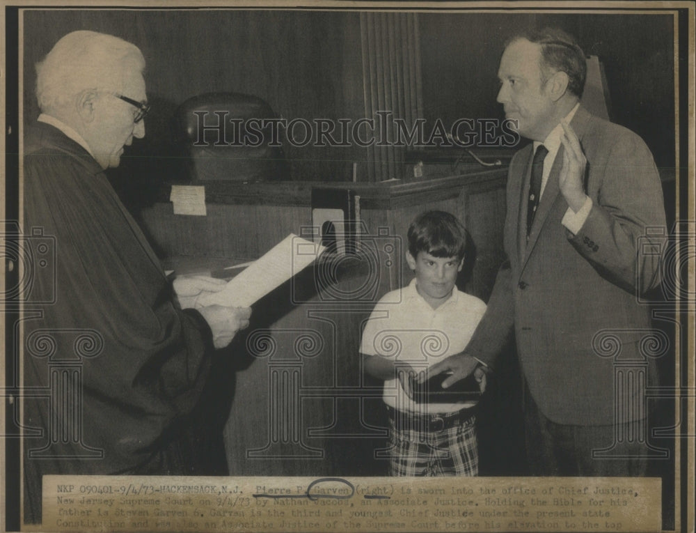 1973 Pierre P. Garven New Jersey Justice - Historic Images