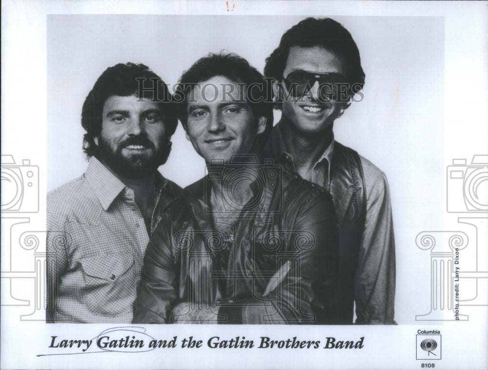 1981 Larry Gatlin Brother Band Music Group - Historic Images