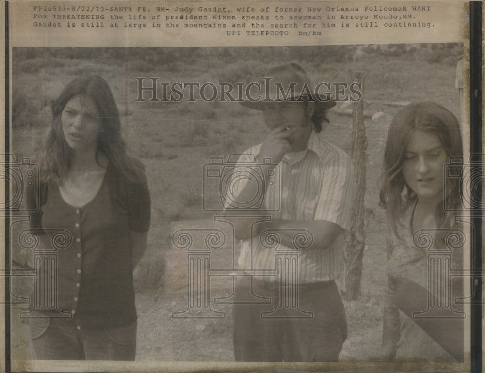 1973 Judy Gaudet President Nixon Arroyo - Historic Images