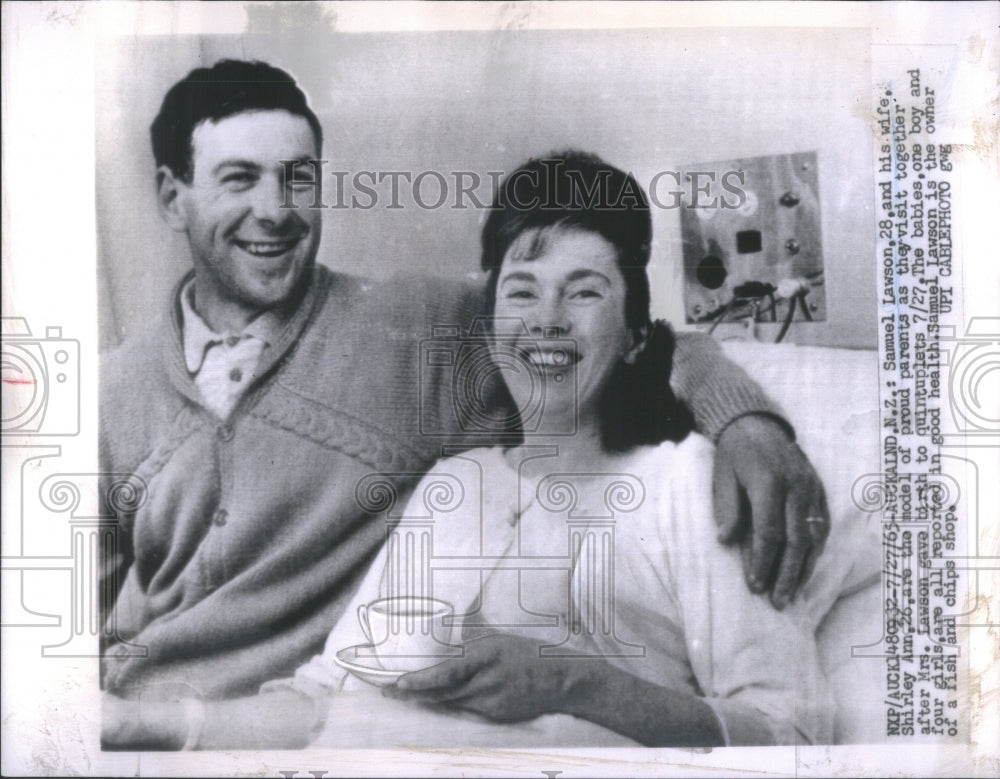 1963 Samuel Lawson Shirley Ann Parents wife - Historic Images