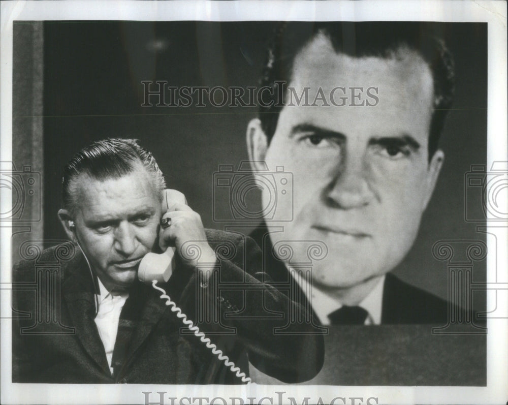 1968 Press Photo Editor William Lawrence Johnson Major- RSA43917 - Historic Images