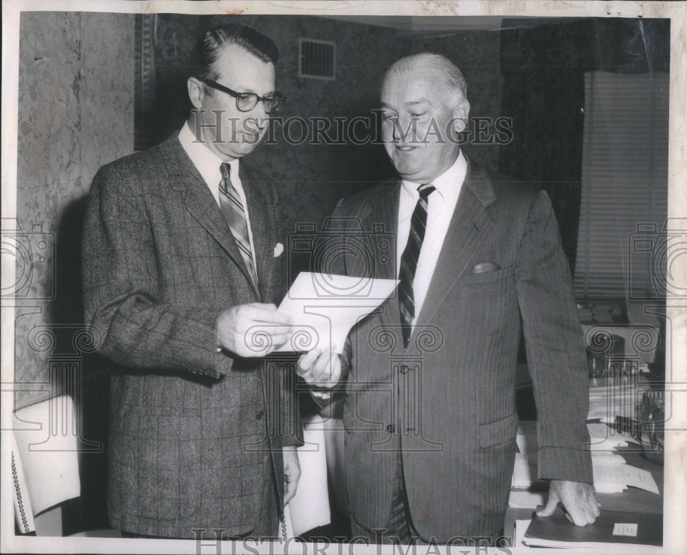 1957 Press Photo Leader Governor Federal State Sheraton - Historic Images