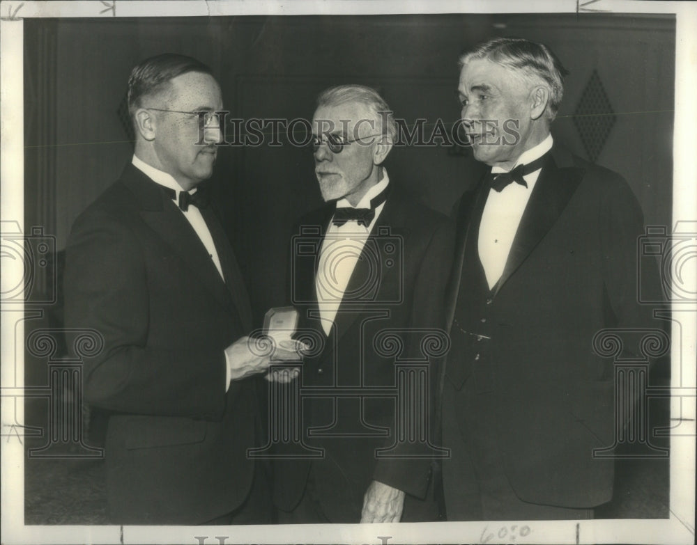 1935 Press Photo Roger Adams Charles Kraus Franklin - Historic Images