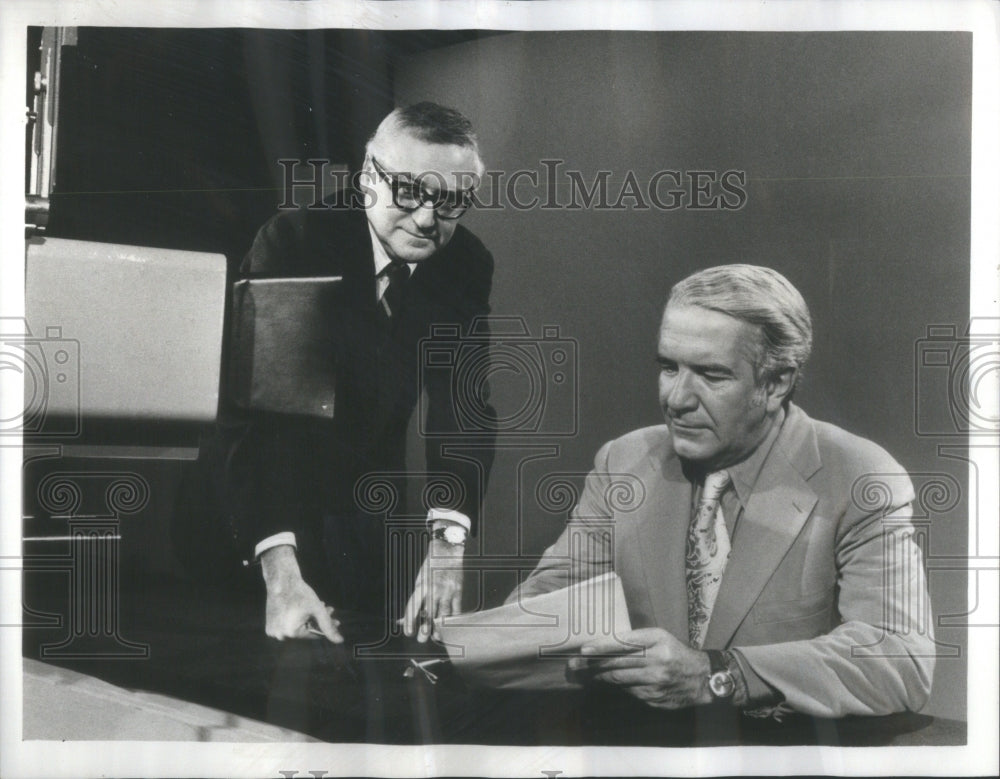 1973 Correspondent Harry Reasoner Ernest - Historic Images