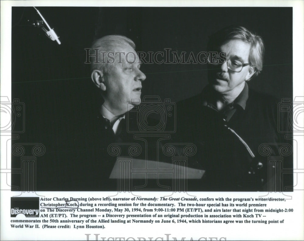 Christopher Koch Actor Charles Narrator-Historic Images