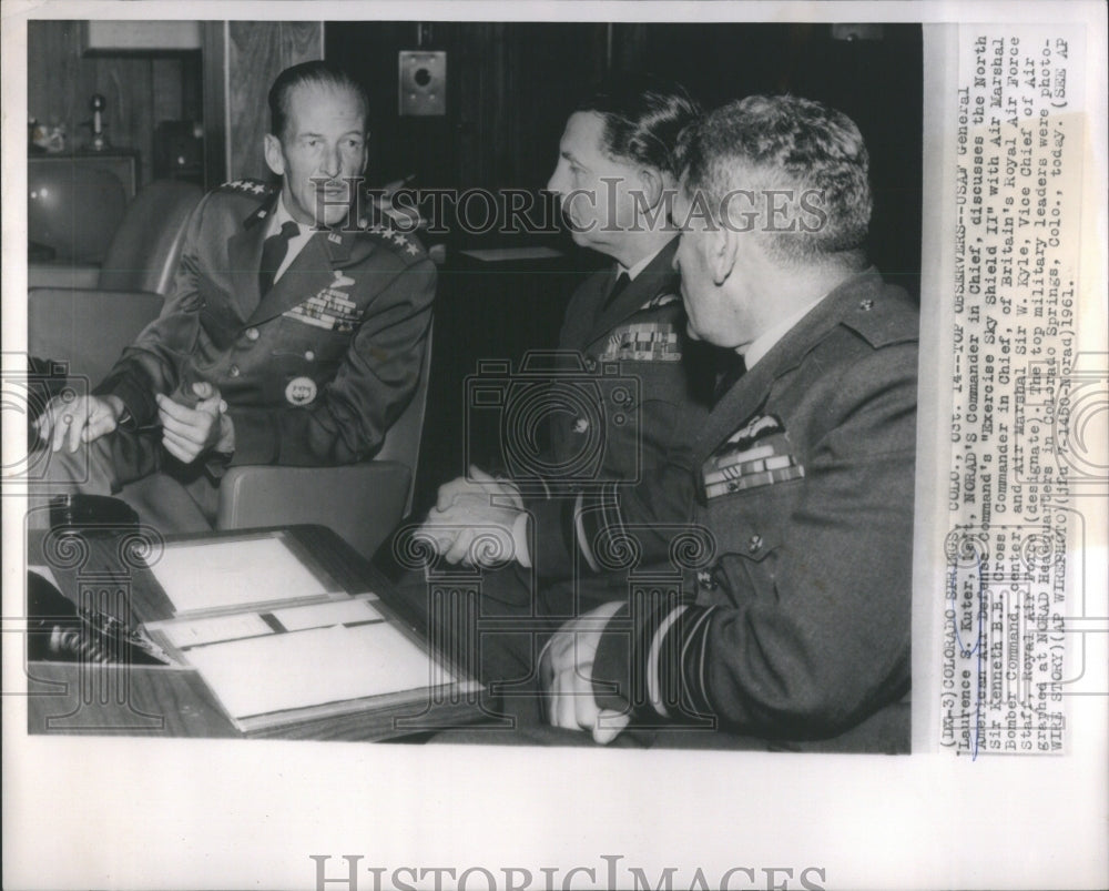 1961 Press Photo USAF GENERAL LAURENCE S. KUTER- RSA44823- Historic Images