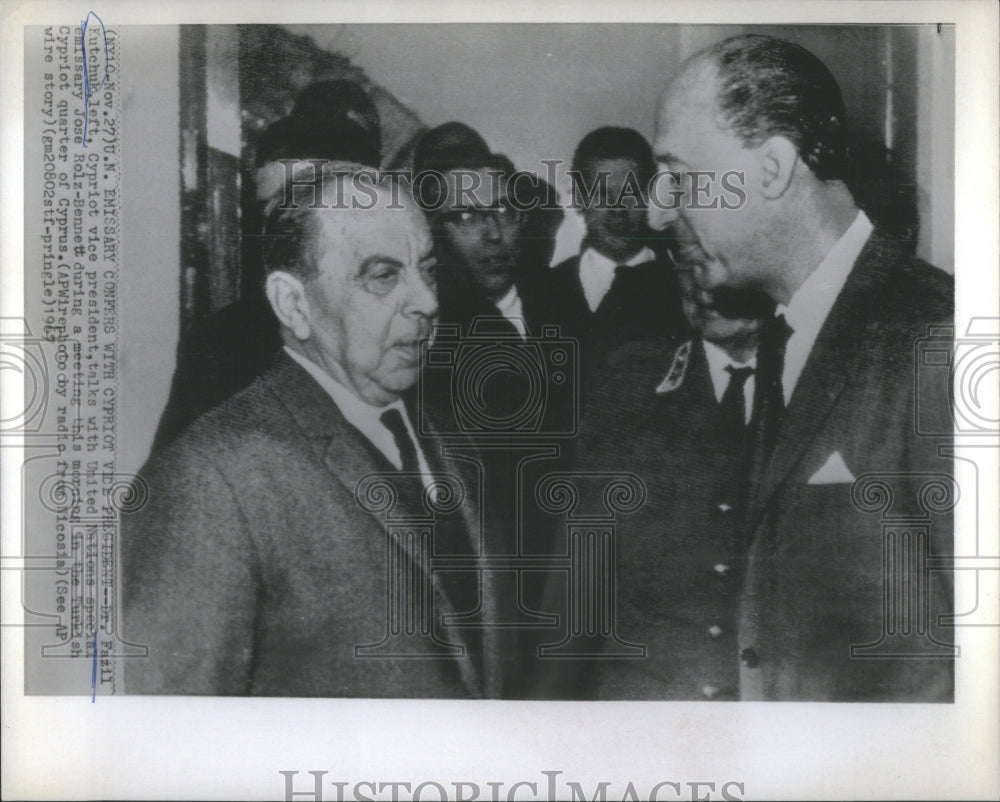 1967 Fazil Eutchuk Cypriot Vice President-Historic Images