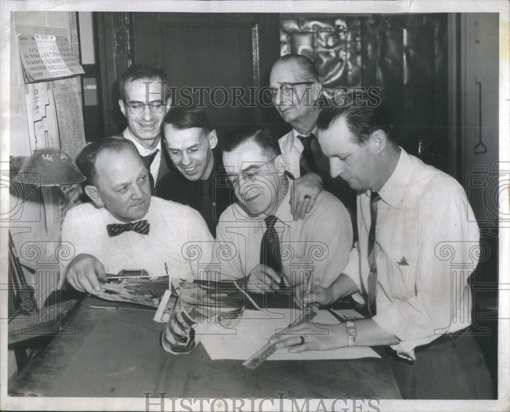 1956 Fred Kusar Al Bell Jim Rames Jack Ryan - Historic Images