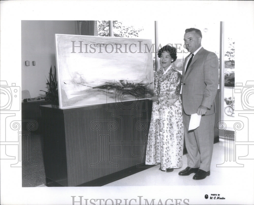 Press Photo Korean Costume Miss Soojal Lee Chicago - Historic Images