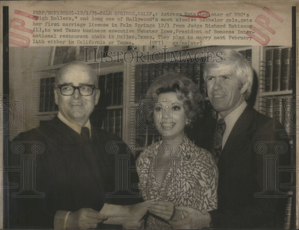 1975, Actress Ruta Lee NBC&#39;S High Rollers- RSA44941 - Historic Images