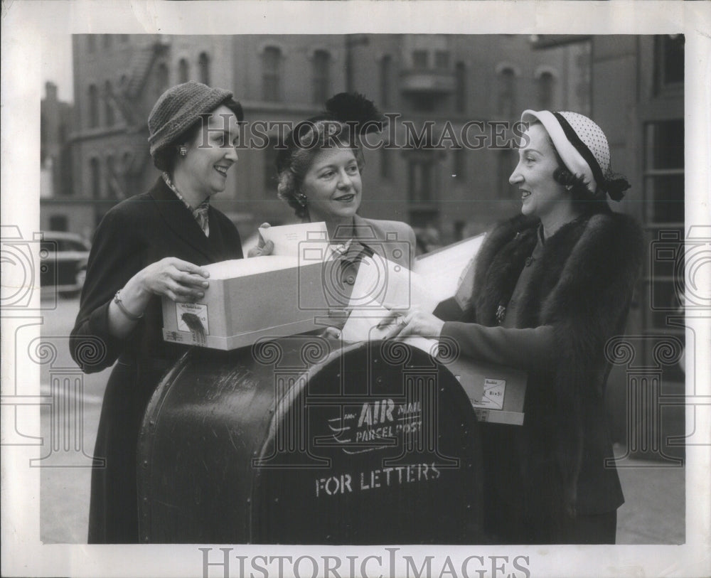 1950 Press Photo John Laadt Donovan Brown Robert Arens - Historic Images