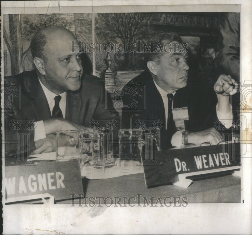1964 Robert Weaver Richard Lee Mayors - Historic Images
