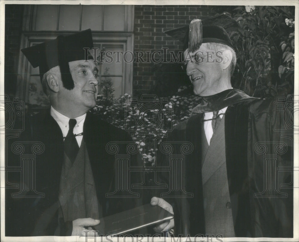 1944 Marshall Field with Pres C.P. McClella - Historic Images