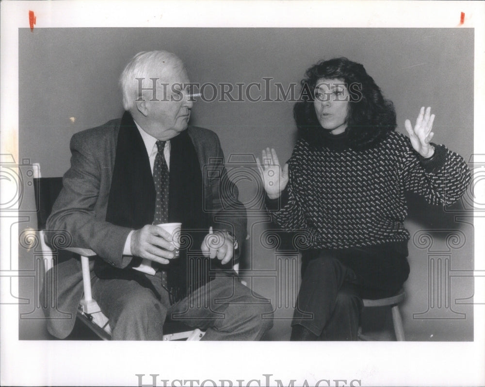 1991 dissident Czech novelist Zdenek Urbane - Historic Images