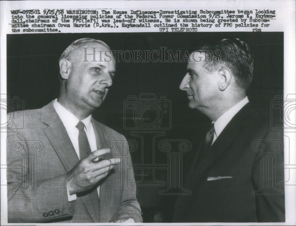 1958 Kuykendall of House Influence Investig-Historic Images