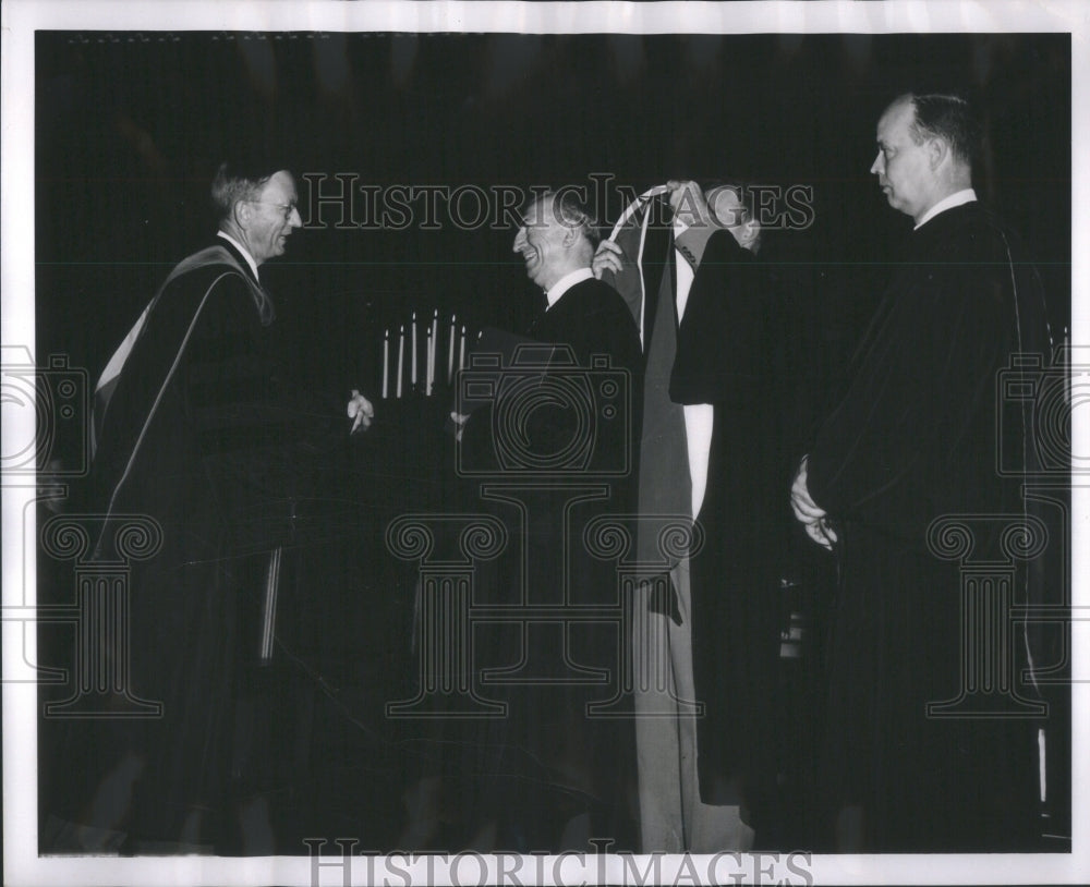 Dr. Ralph Waldo Lloyd gets honorary degree, Lake Forest- RSA45675 - Historic Images