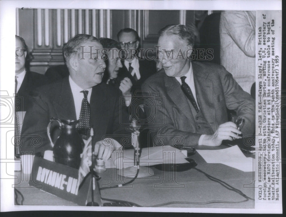 1959 Selwyn Lloyd British foreign secretary - Historic Images