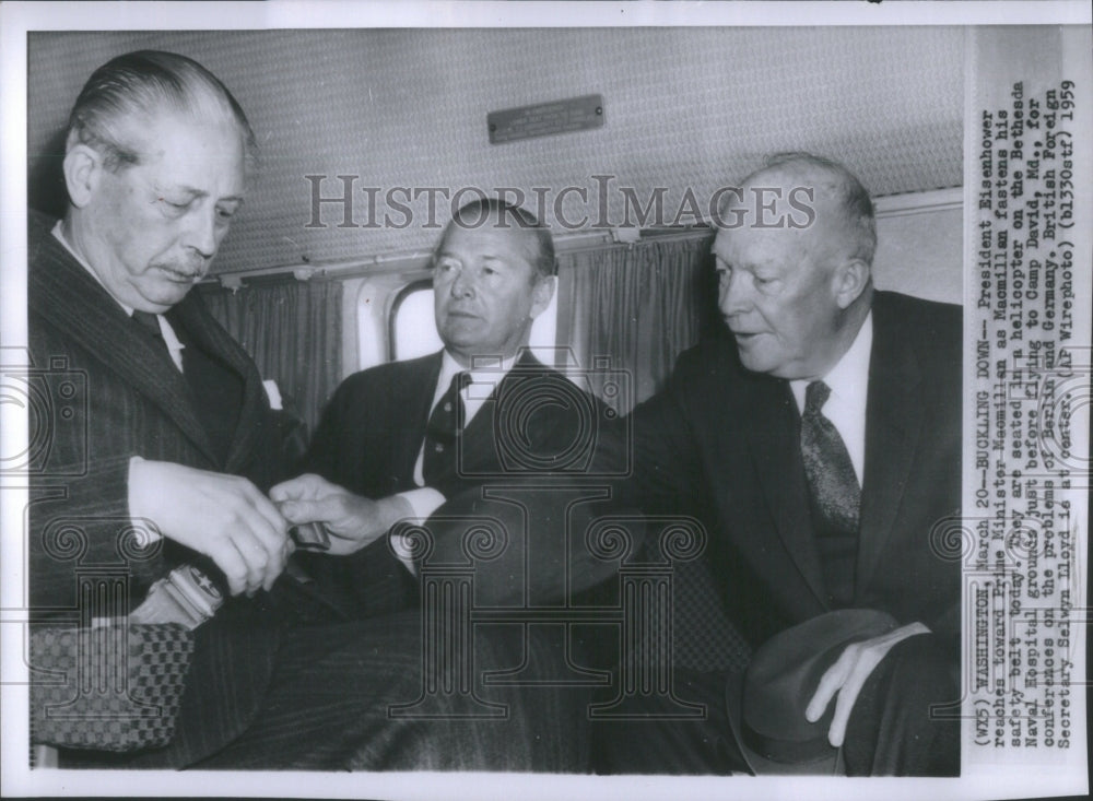 1959 President Dwight Eisenhower And Prime - Historic Images