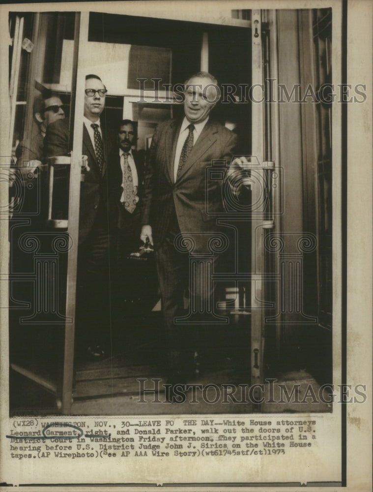 1973 White House attorney Leonard Garment ( - Historic Images