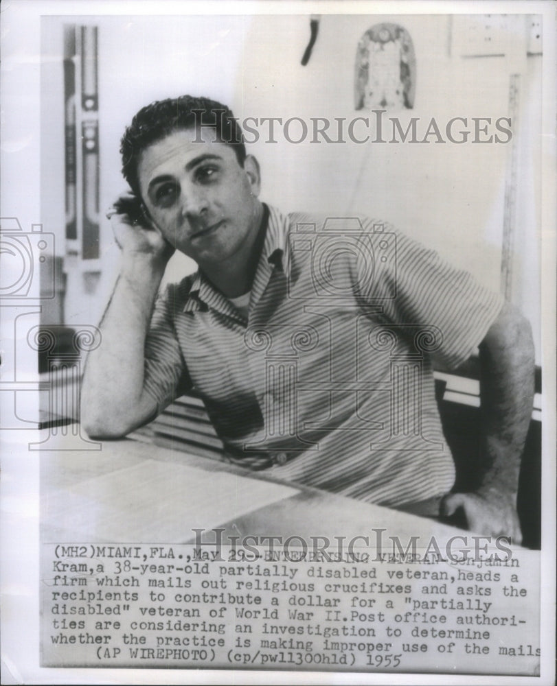 1955 Benjamin Kram Veteran World War II - Historic Images
