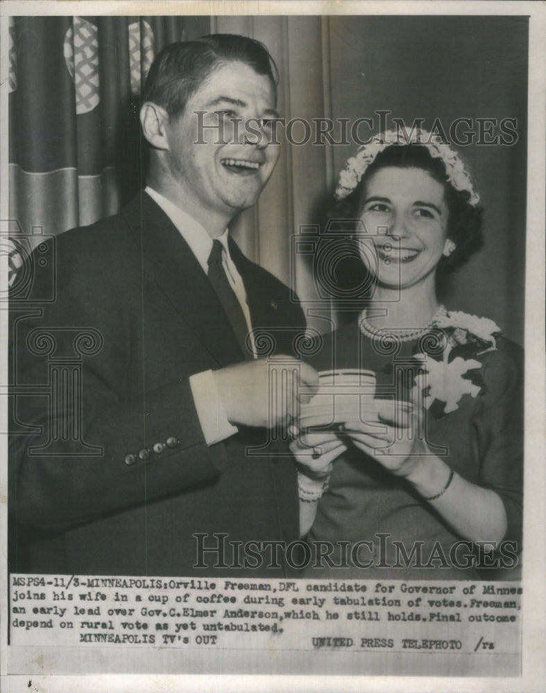  Orville Freeman, DFL Candidate For Governor - Historic Images