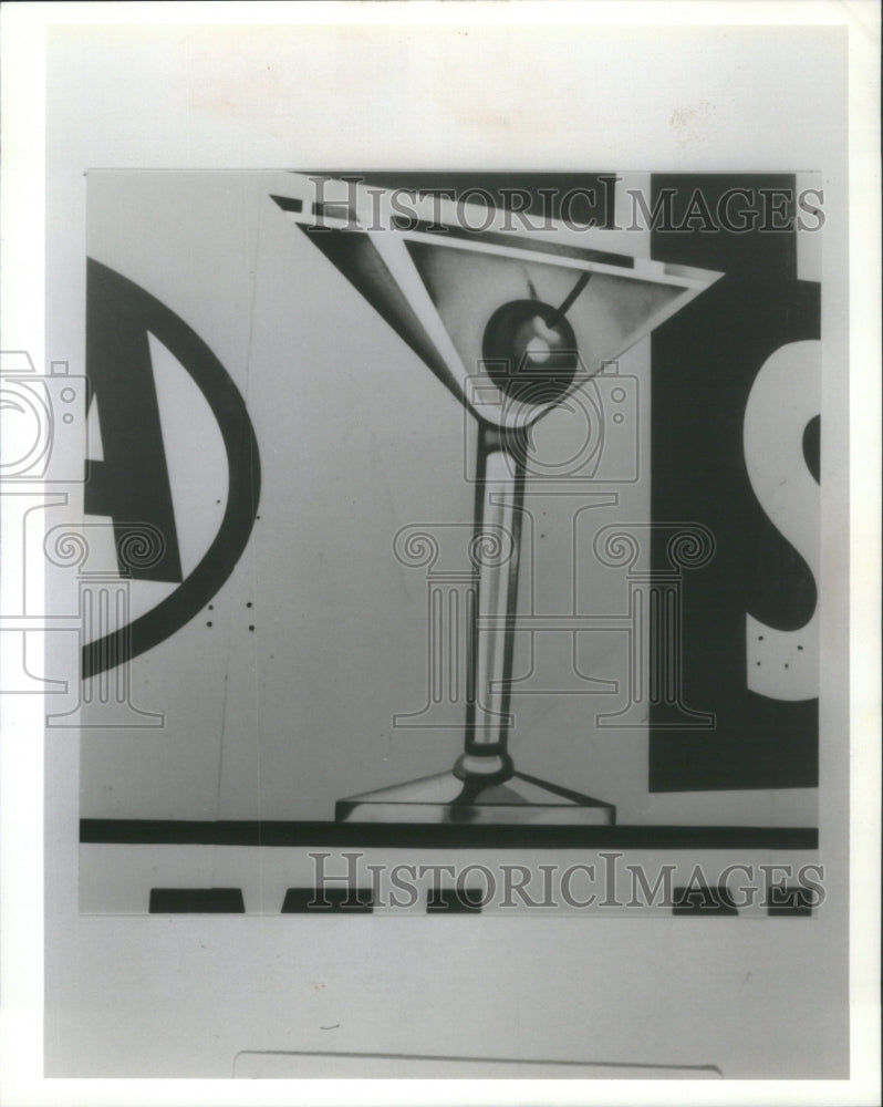 1982 Cocktails Art Piece - Historic Images