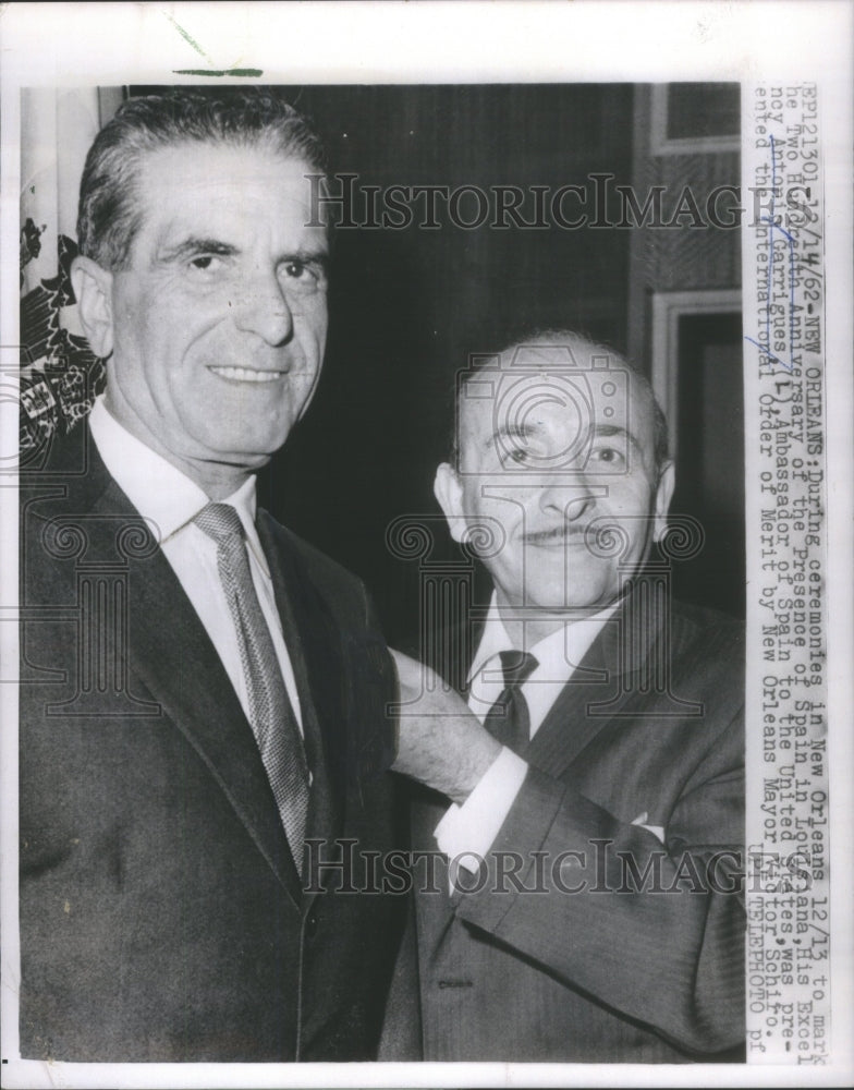 1962 Antonio Garrigues, Ambassador of Spain-Historic Images