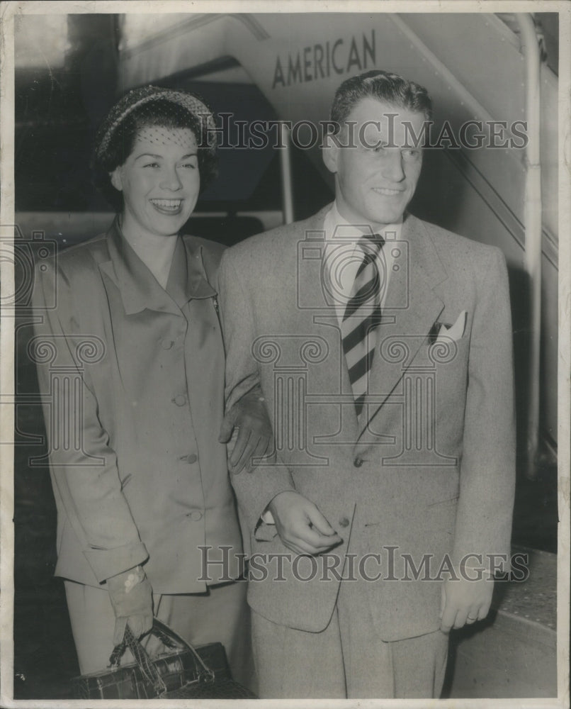 1950 Press Photo Stanley Kramer wife Ann Pearce America- RSA46707 - Historic Images