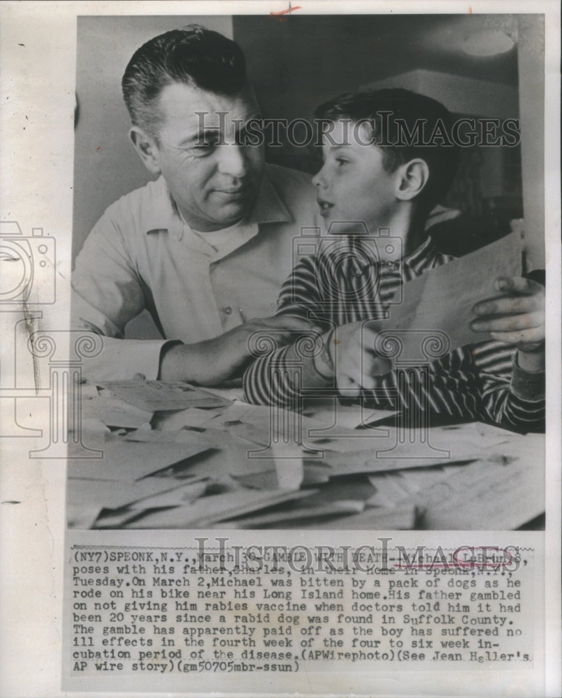 1967 Press Photo Michael LeBrun Okay Without Vaccine- RSA46909 - Historic Images
