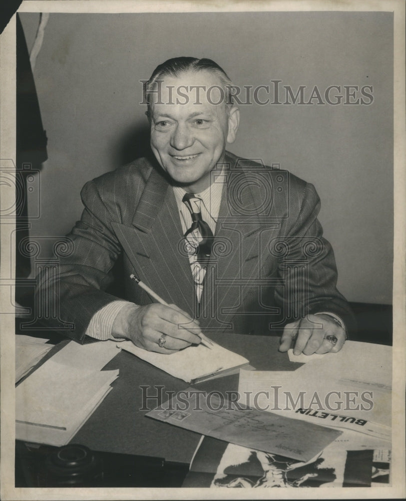 1949 Paul Lohmenn Athletic commissioner IL - Historic Images