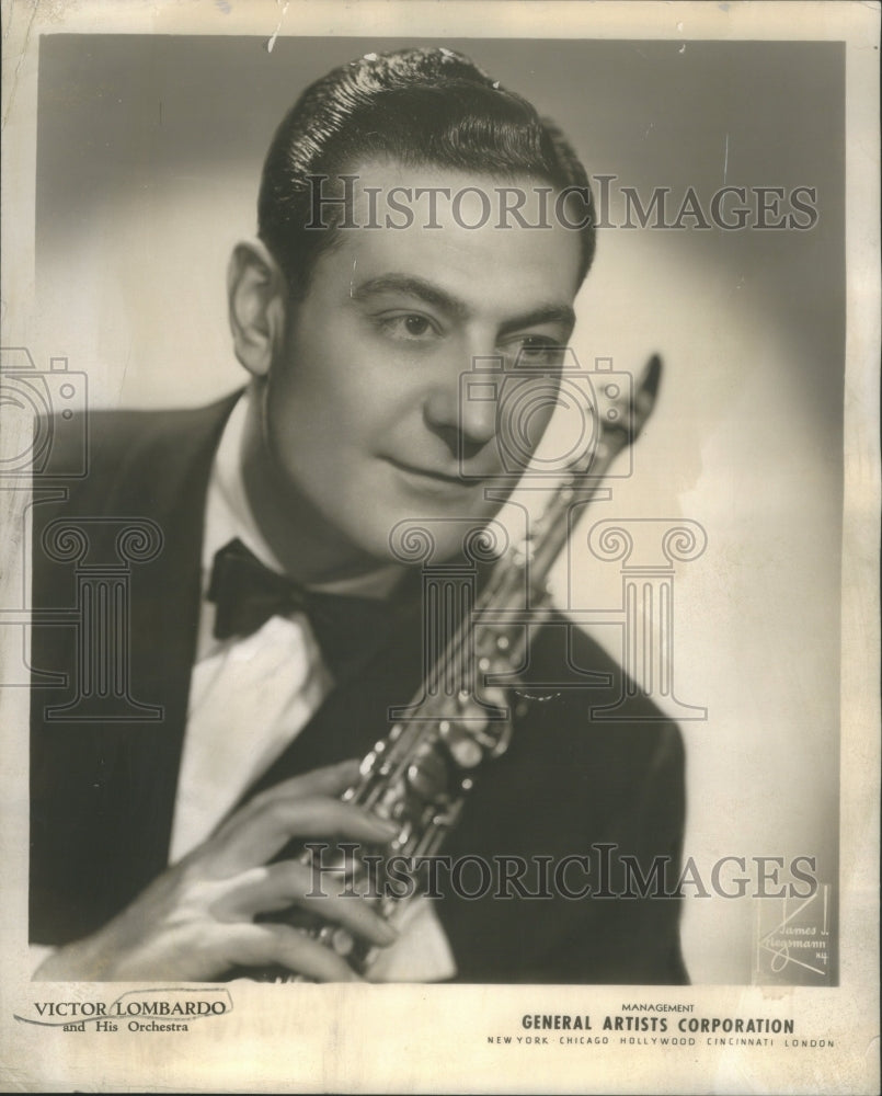 1947 Victor Lombardo bandleader Guy Carmen - Historic Images