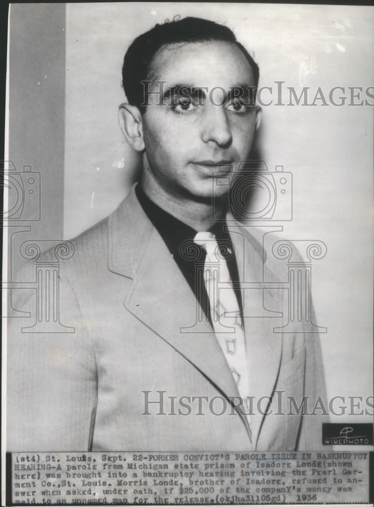 1936 Press Photo Isadore Londe- RSA47047 - Historic Images