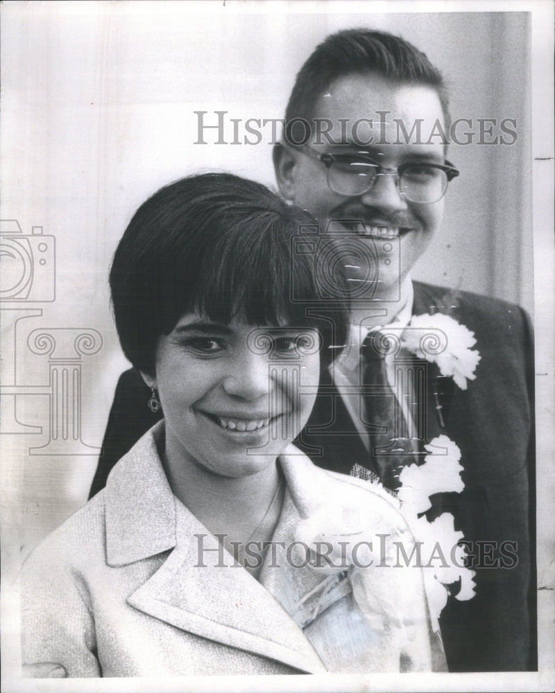 1968 Charles Gartner Chicago marriage wife - Historic Images