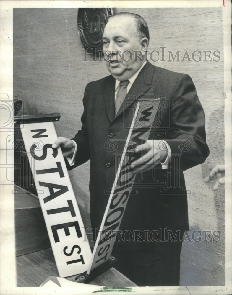 1966 State Madison Street Sign-Forward-Mayo - Historic Images