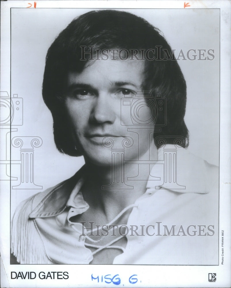 1993 Press Photo David Gates Singer Songwriter-Group Br- RSA47259 - Historic Images